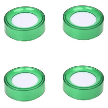 Green Plastica 7 cm Dia Spugna Dito Bagnato Denaro Cassiere 4 Pz