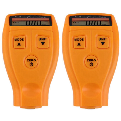 2X GM200 LCD Digital Car Paint Coating Thickness Probe Tester Gauge Meter Measuring Tool