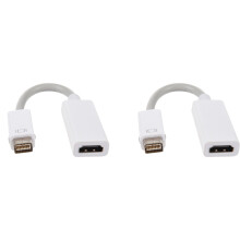 2X Cable-1102-0.2 - Cable Adaptador DVI A Hembra para (0,20 M)