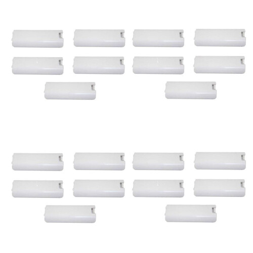 20 Pack of White Replacement Battery Cover for   Controller Remote