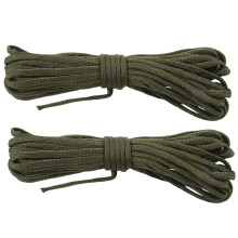 2X 7 Rope Paracord Parachute Rope Resistant Camping Survival Color: Army Green Length: 8M