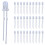 80 Pieces 3mm White LED Lamp Light Emitting Diode  2.5V-3V 1