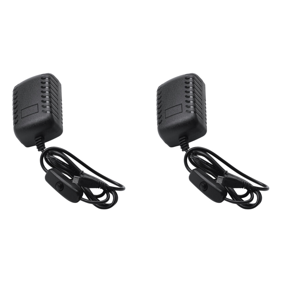 2X Us Plug 5V3a 5V/3A Raspberry Pi 3 Model B+ Power Adapter /Off Button Power Supply Charger /Ac Adapter 6033445987227