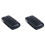 2X Flip Replacement Remote Car Key Case Shell for  C2 C3 C4 C5 C6 C8 2 Buttons Black 2