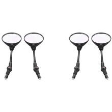 4X Universal Motorcycle Folding Mirror Motorbike Street Bike Side Mirrors Rearview Scooter Mirror 8/10mm