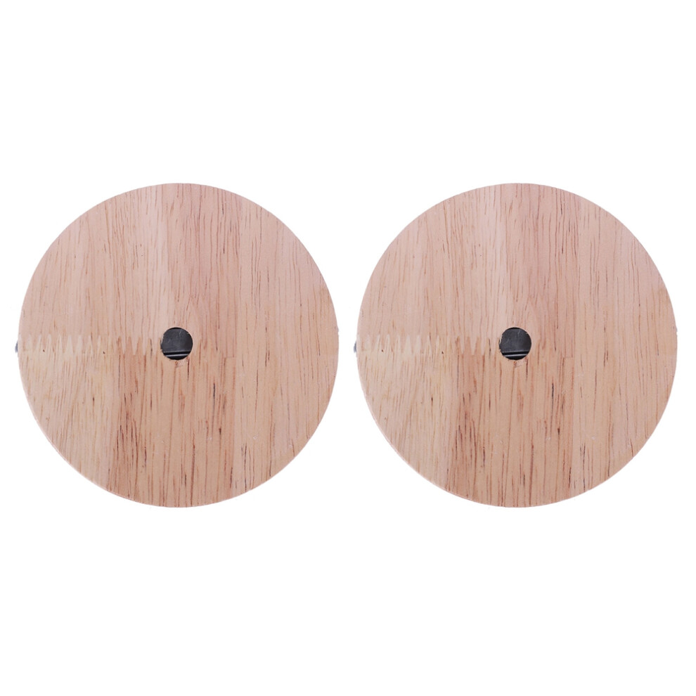 2X Lamp Base Concise Style Modern Ceiling Plate Wooden Ceiling Holder E27 Lamp Fitting Chandelier Base 4713096755933