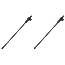 2 - Pkg Starke Schwarze Kohlefaser Cello Endpin 3/4 & 4/4 Cello Teile