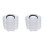 2X 3-Tier Clear Plastic Stackable Organiser Storage Hobby  Box Container Jewellery Case - Clear 1