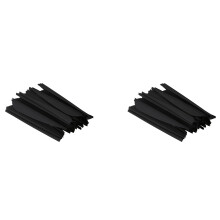 Flechas Paletas 4 Pulgadas Cola de Flecha de Pluma de Plástico para DIY Flechas de Tiro con Arco Paquete de 100 (Negro)