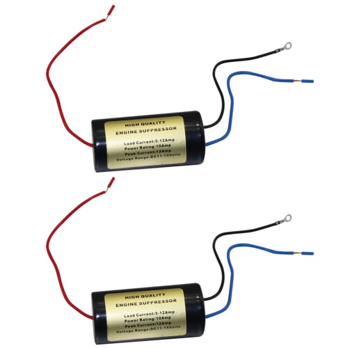 2X 12V 10A Car Audio Audio Filter 12V  Car Stereo Installation Engine
