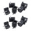 10 Pieces  5.5mmx2.1mm Power Jack Socket Female Panel Mount Connector 2