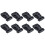 8Pcs Plastic Side Quick Release Buckles Clip for 25mm Webbing Band Black 1