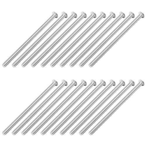 Stainless Steel Button  Screw, Hex Socket Bolts Type:M4 / 4mm Bolt Size:M4 x 75mm Your Pack Quantity:20