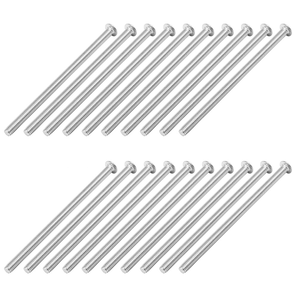 Stainless Steel Button Screw, Hex Socket Bolts Type:m4 / 4Mm Bolt Size:m4 X 75Mm Your Pack Quantity:20 6034057642375