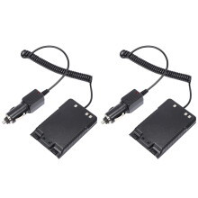 2X SBR-14LI Car Charger Battery Eliminator DC12V for VX-8R VX-8DR VX-8GR FT-1DR FT1XD FT-2DR Radio FNB-102LI FNB-101Li