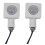 2X High Quality Automatic PIR 85-265V Security PIR Infrared Motion Sensor Detector Wall LED Light Outdoor White 2