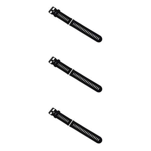3X for  Fenix 3 HR Soft Silicone Strap Replacement Wrist Watch Band+Tool Kits Black