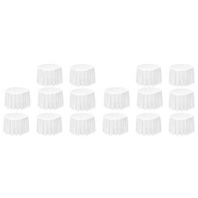 16 Pack Round Tablecloth, 84 Inch White Disposable Table Covers PEVA Waterproof Plastic Round Tablecloths (White)
