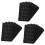 Black 5 Rows Hook and Eye Tape Extension Bra Strap Extender 15 Pcs for Women 2