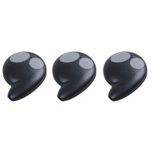3X 2 Pulsanti Key Case Telecomando Key Case per Alarm Fob Senza Batteria Black