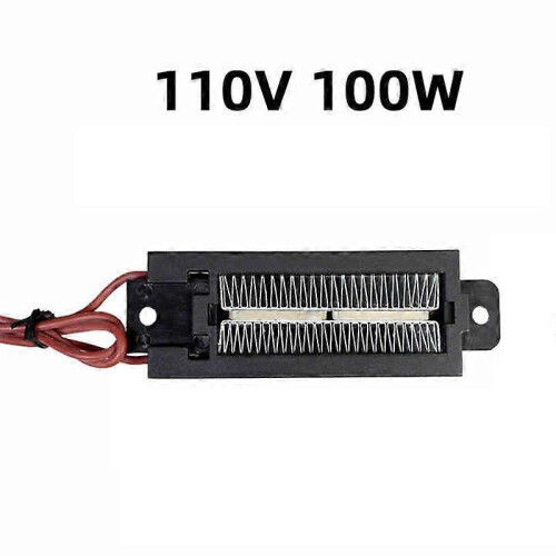 (110V 100W) Automatic Air Heater Insulation PTC Thermostatic Heating Element Portable Multipurpose Incubator Patio Heaters