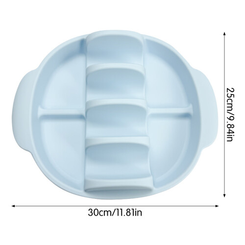 (Mist Blue) Non-Slip Silicone Taco Holder 1