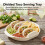 (Beige) Non-Slip Silicone Taco Holder 4