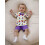 (6-12 Months, Multicolor) Σετ 2 τεμαχίων με στάμπες. 3