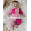 (3-4 Years, Pink) Φθινοπωρινή στολή νήπιων, με φερμουάρ 6