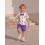 (6-12 Months, Multicolor) Σετ 2 τεμαχίων με στάμπες. 6