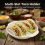 (Beige) Non-Slip Silicone Taco Holder 6