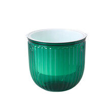 (Green Medium) Hydroponic Plant Hanging Flowerpot Water Self Absorbing Plastic Planter for Garden Plants Flowers