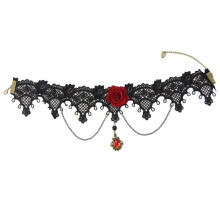 (9#) Gothic Lace Choker Necklace - 10 Styles