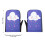 (Cloud, One Size) Motorcycle Handlebar Gloves, Windproof & Warm 1