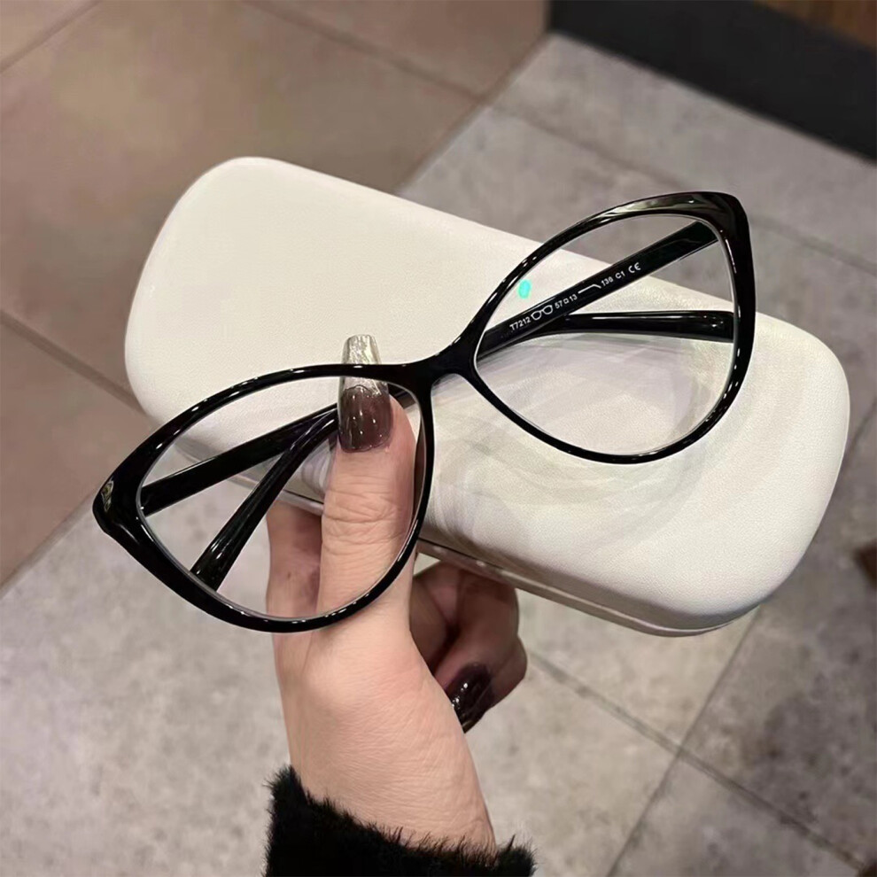 Dachuang Beauty Black/Blue/Light (Bright Frame, 50 Degrees) Blocking Glasses For Gaming & Reading