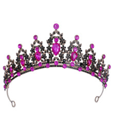 (16#) Crystal Crown for Bride & Bridesmaid - Luxurious Headdress