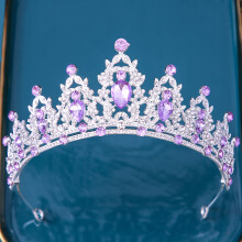 (3#) Crystal Crown for Bride & Bridesmaid - Luxurious Headdress