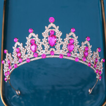 (7#) Crystal Crown for Bride & Bridesmaid - Luxurious Headdress