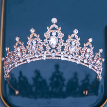(5#) Crystal Crown for Bride & Bridesmaid - Luxurious Headdress