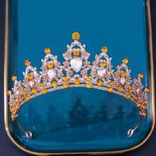 (15#) Crystal Crown for Bride & Bridesmaid - Luxurious Headdress