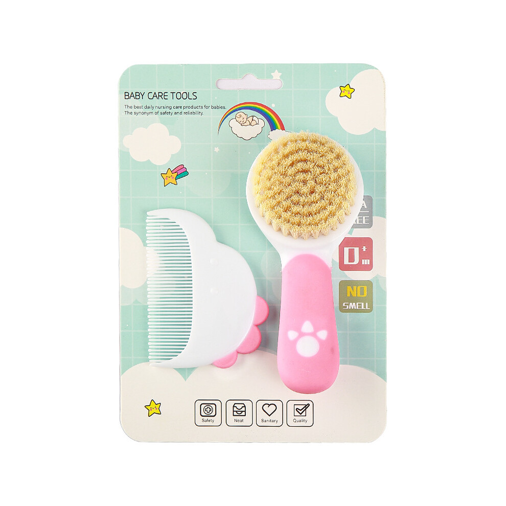 Dachuang Beauty Red (Rose ) Baby Scalp Massager Brush - Soft Bristles