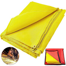 (8 x 10 FT, Black) Lightweight Welding Fire Blanket