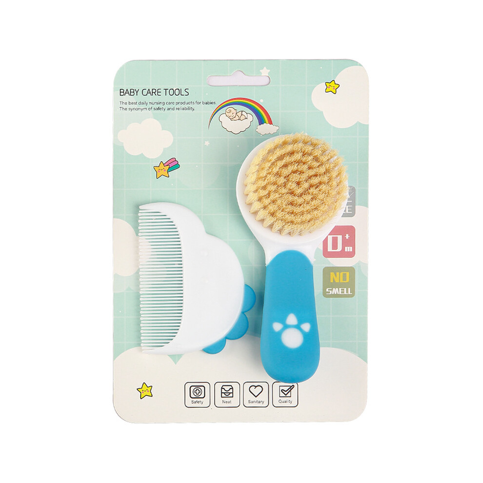 Dachuang Beauty Blue (Blue) Baby Scalp Massager Brush - Soft Bristles