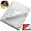 (8 x 10 FT, White) Lightweight Welding Fire Blanket 1