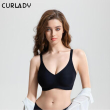 (Black, 3XL) Women Comfortable Push Up Bras Wireless Seamless Full Coverage Bra Buttery Soft Everyday Tshirt Bra Convertible