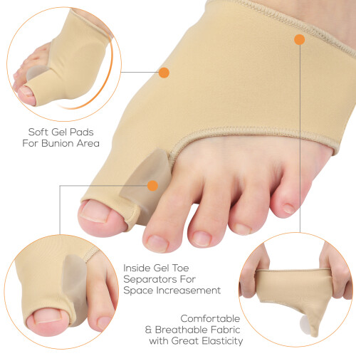 13pcs Bunion Relief Kit with Toe Separators & Spacers, One Size