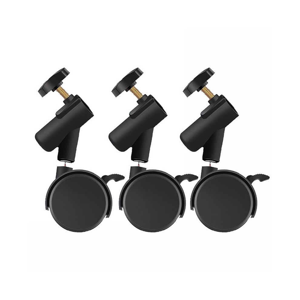 3Pcs 16Mm Mounting Hole Flexible Swivel Casters Wheels Ideal For Photography Stand & Tripod Smooth Rolling Light 4713134071322
