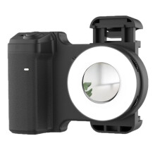 Smartphone Selfie Grip with Fill Light Phone Grip Anti-Shake Selfie Handle Photo Bracket for Mobile Phone Photography