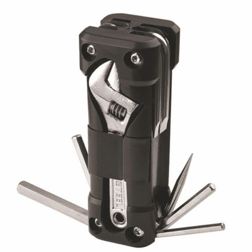 (Black)Motorcycle Emergency Repair Kit Built for Durability Reliability for road trips