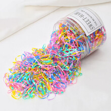 (Color) Colorful Hair Ties 1000/1600 Pcs for Women Kids